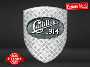 Cadillac Badge Resina Premium Design Etichette Veicolo
